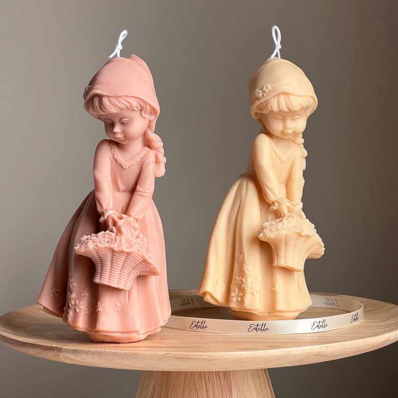 Sculptural Girl Soy Candle | Home Decor Gift-1