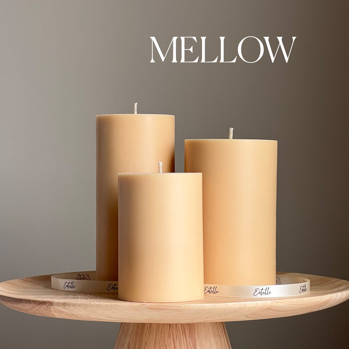 Handmade Soy Wax Pillar Candle: Decorative Candle-4