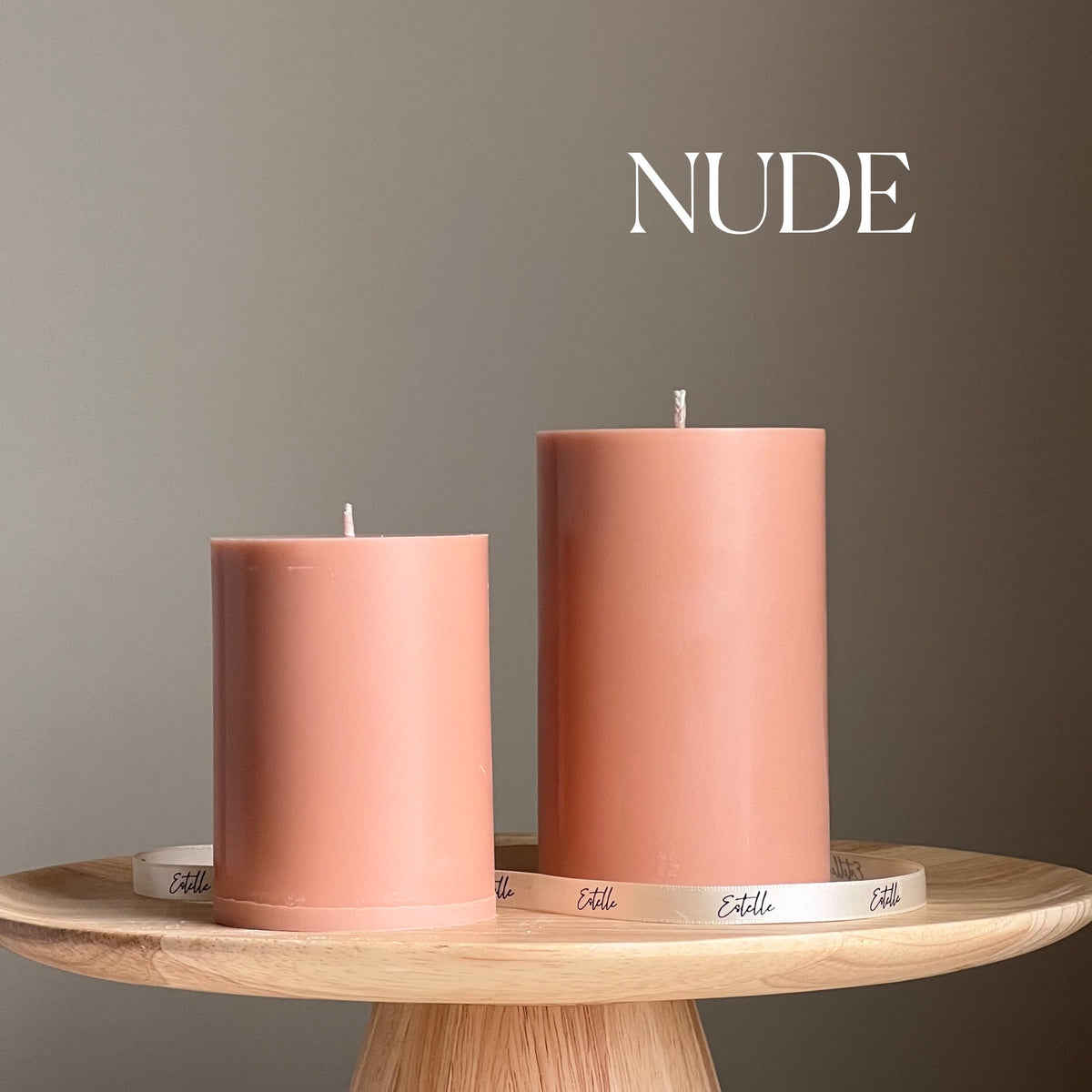 Handmade Soy Wax Pillar Candle: Decorative Candle-2