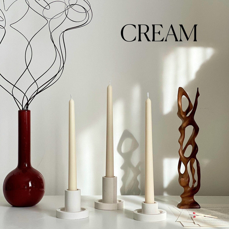 Soy Wax Taper Candle: Bulk Unscented Classic Candles, Event Decor-5