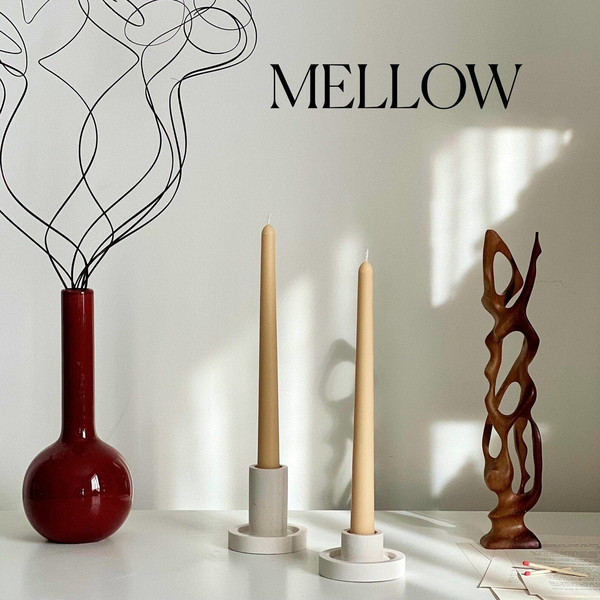 Event Bulk Classic Taper Beeswax Candle-3