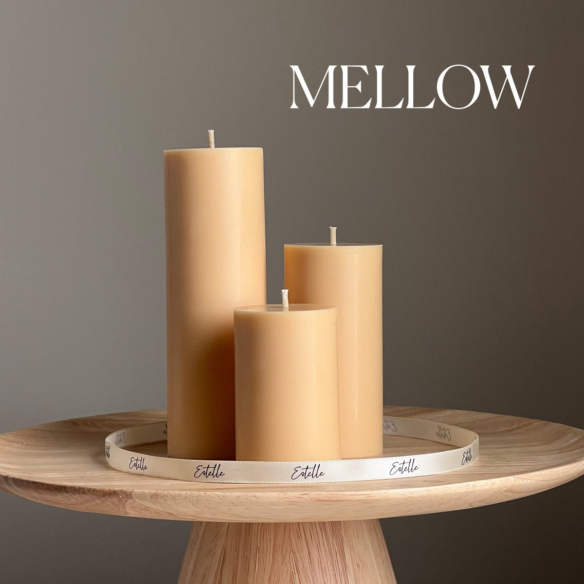 Handmade Soy Wax Pillar Candle | Unscented, Home Decor-4