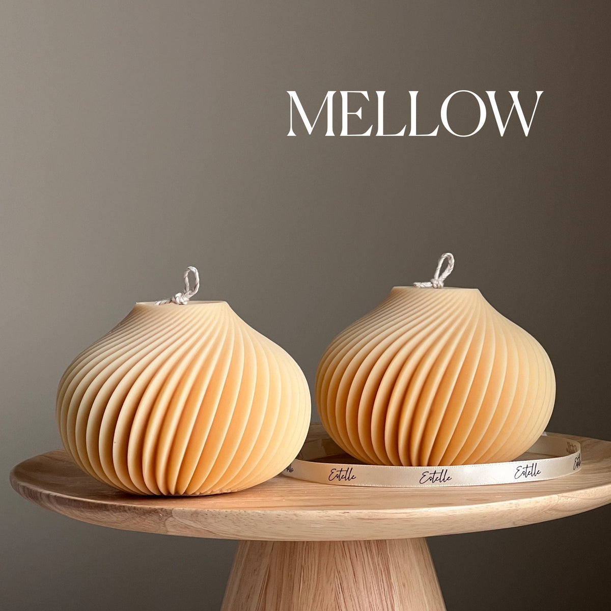 Handmade Spiral Soy Wax Candle: Minimalist Home Decor-4