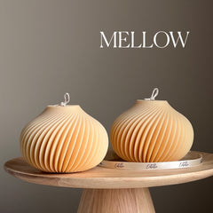 Handmade Spiral Soy Wax Candle: Minimalist Home Decor-4