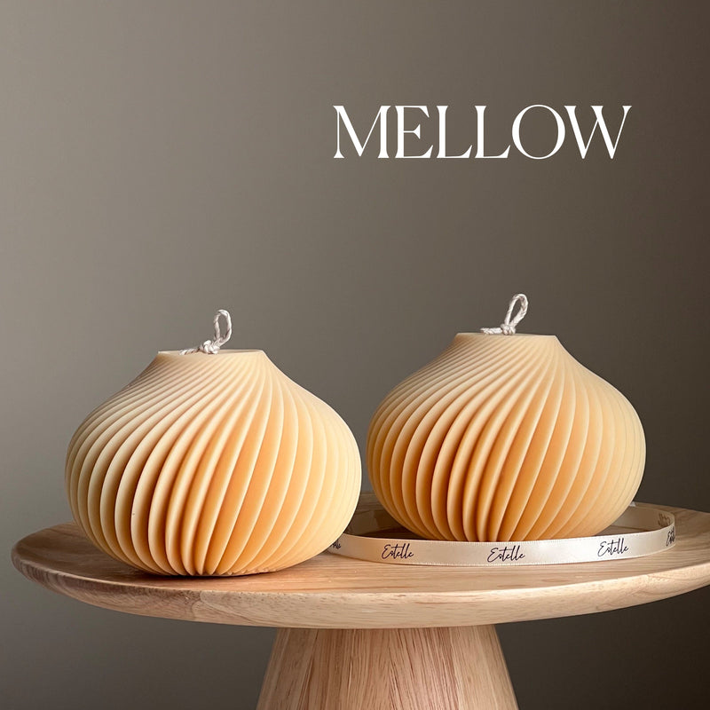 Handmade Spiral Soy Wax Candle: Minimalist Home Decor-4