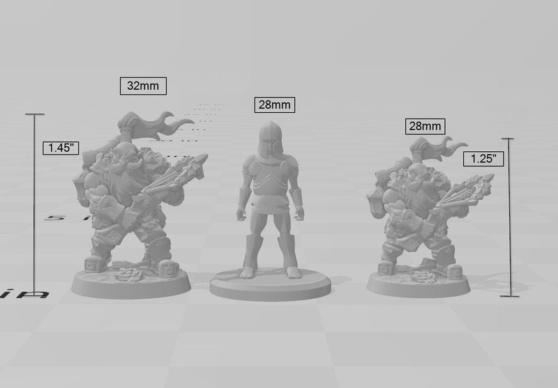 Dwarven Oathbreaker B dnd mini - Artisan Guild | Dwarf | Fighter | Male | Ranger | Artificer | Pathfinder | Wargaming | Clan |-2