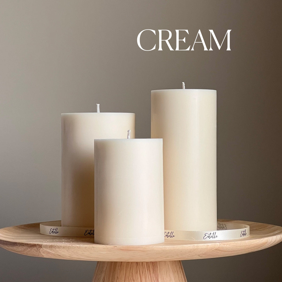 Handmade Soy Wax Pillar Candle: Decorative Candle-3