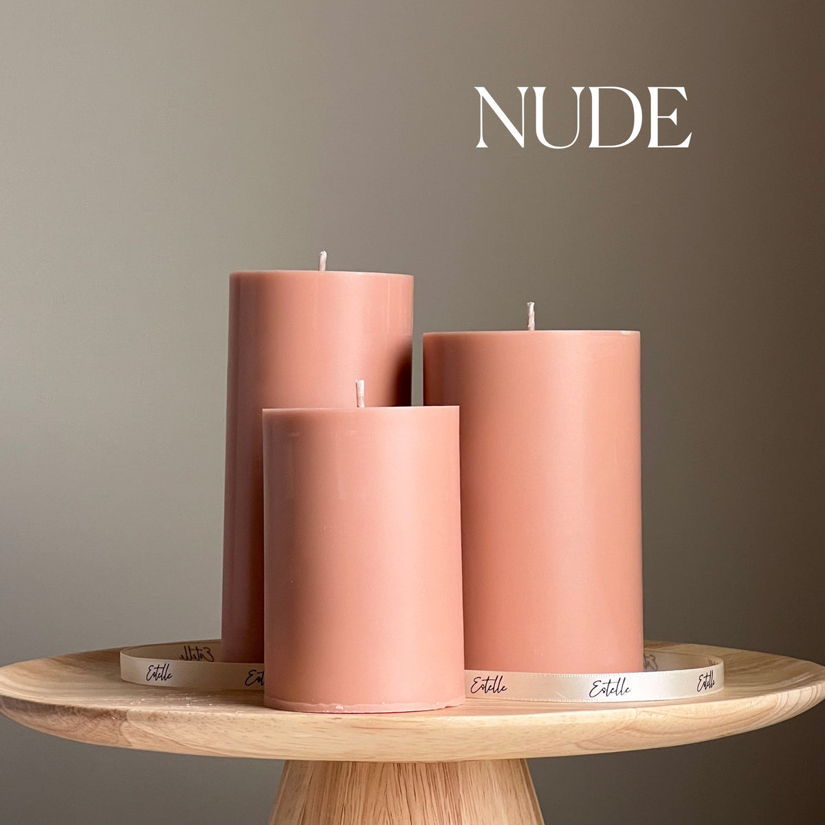 Handmade Soy Wax Pillar Candle: Decorative Candle-2