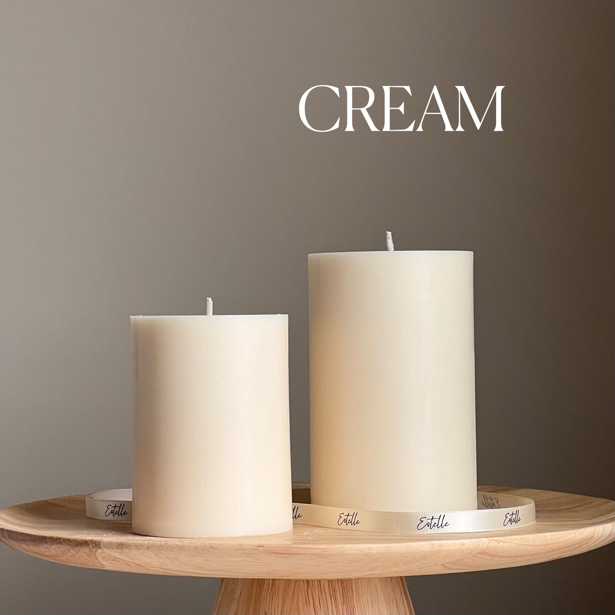 Handmade Soy Wax Pillar Candle: Decorative Candle-3