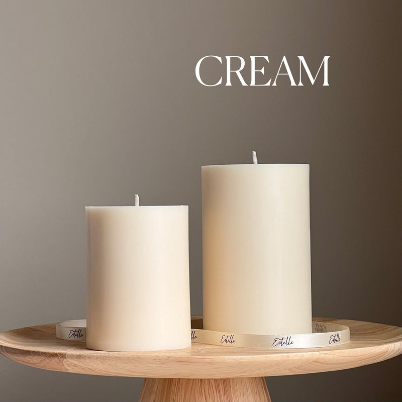 Handmade Soy Wax Pillar Candle: Decorative Candle-3