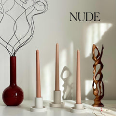 Soy Wax Taper Candle: Bulk Unscented Classic Candles, Event Decor-6