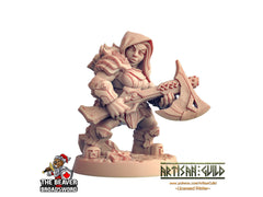 Dwarven Oathbreaker D dnd mini - Artisan Guild | Dwarf | Fighter | Female | Ranger | Artificer | Pathfinder | Wargaming | Clan |-1