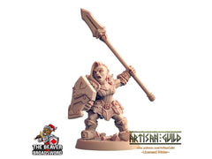 Dwarven Oathbreaker F dnd mini - Artisan Guild | Dwarf | Fighter | Female | Ranger | Artificer | Pathfinder | Wargaming | Clan |-1
