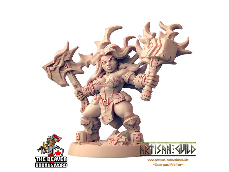 Dwarven Oathbreakers 11+1 dnd mini set - Artisan Guild | Dwarf | Fighter | Female Male | Ranger | Barbarian | Pathfinder | Bundle | pack-4