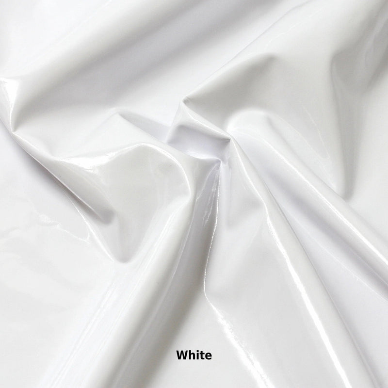 Glossy Patent Vinyl Fabric: Water-Resistant Cosplay Apparel - 54" Wide-1