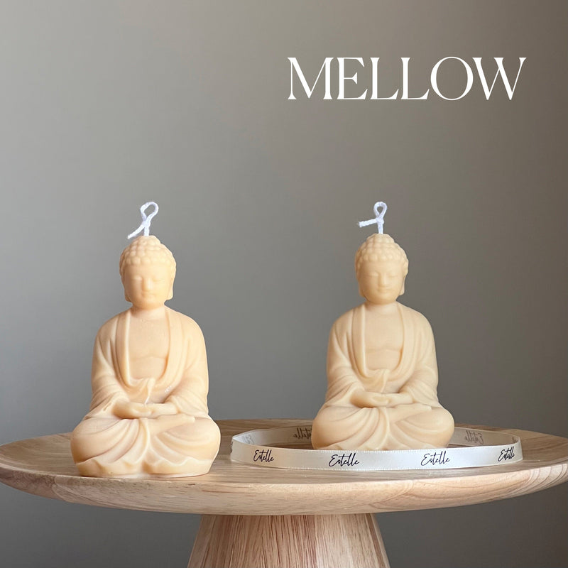 Soy Wax Buddha Candle: Sculptural Statue Candle, Home Decor-4