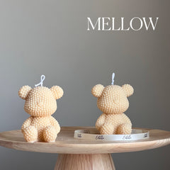Teddy Bear Soy Wax Candle | Nursery Decor, Gift-4