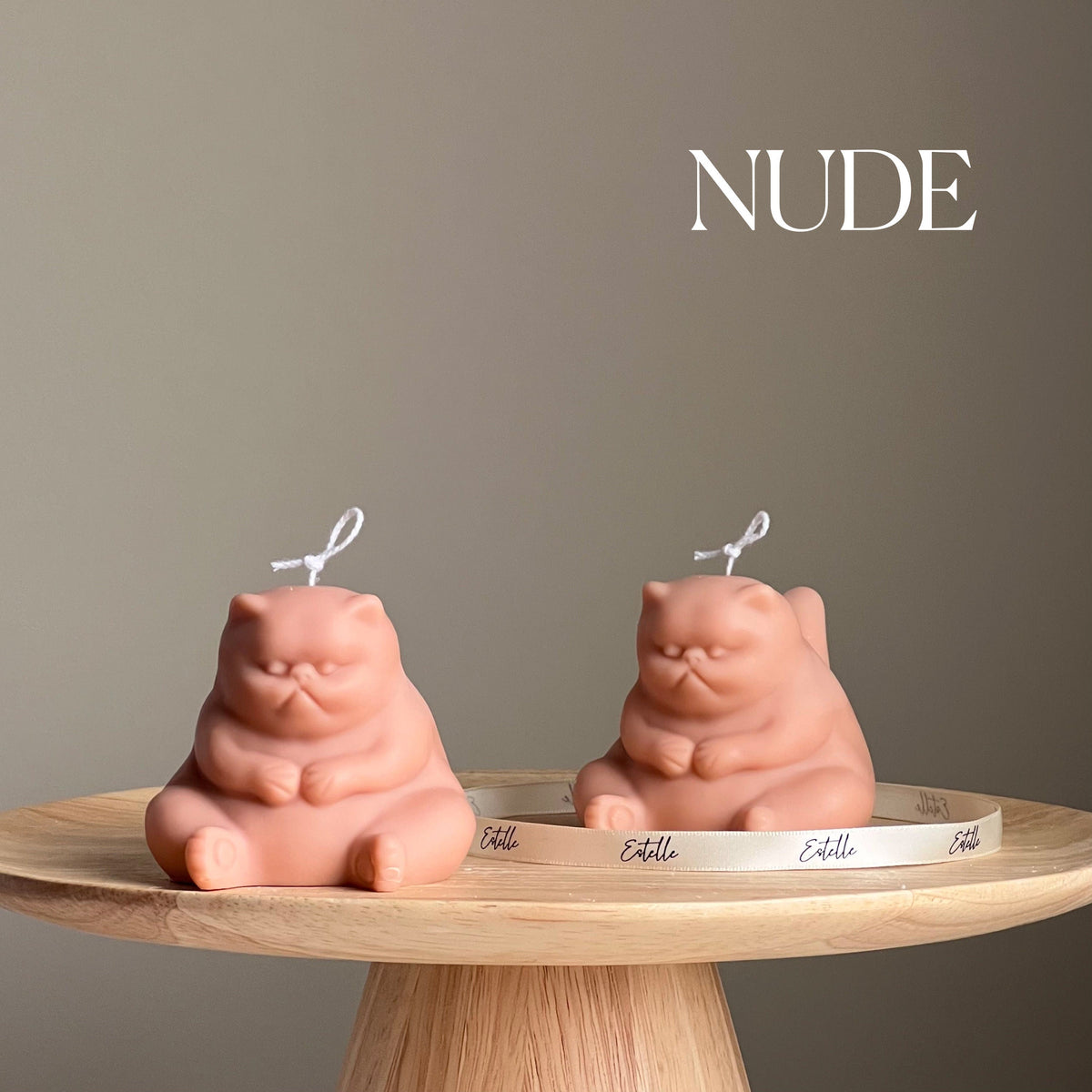 Handmade Grumpy Cat Candle: Decorative Soy Wax Pillar Candle-2