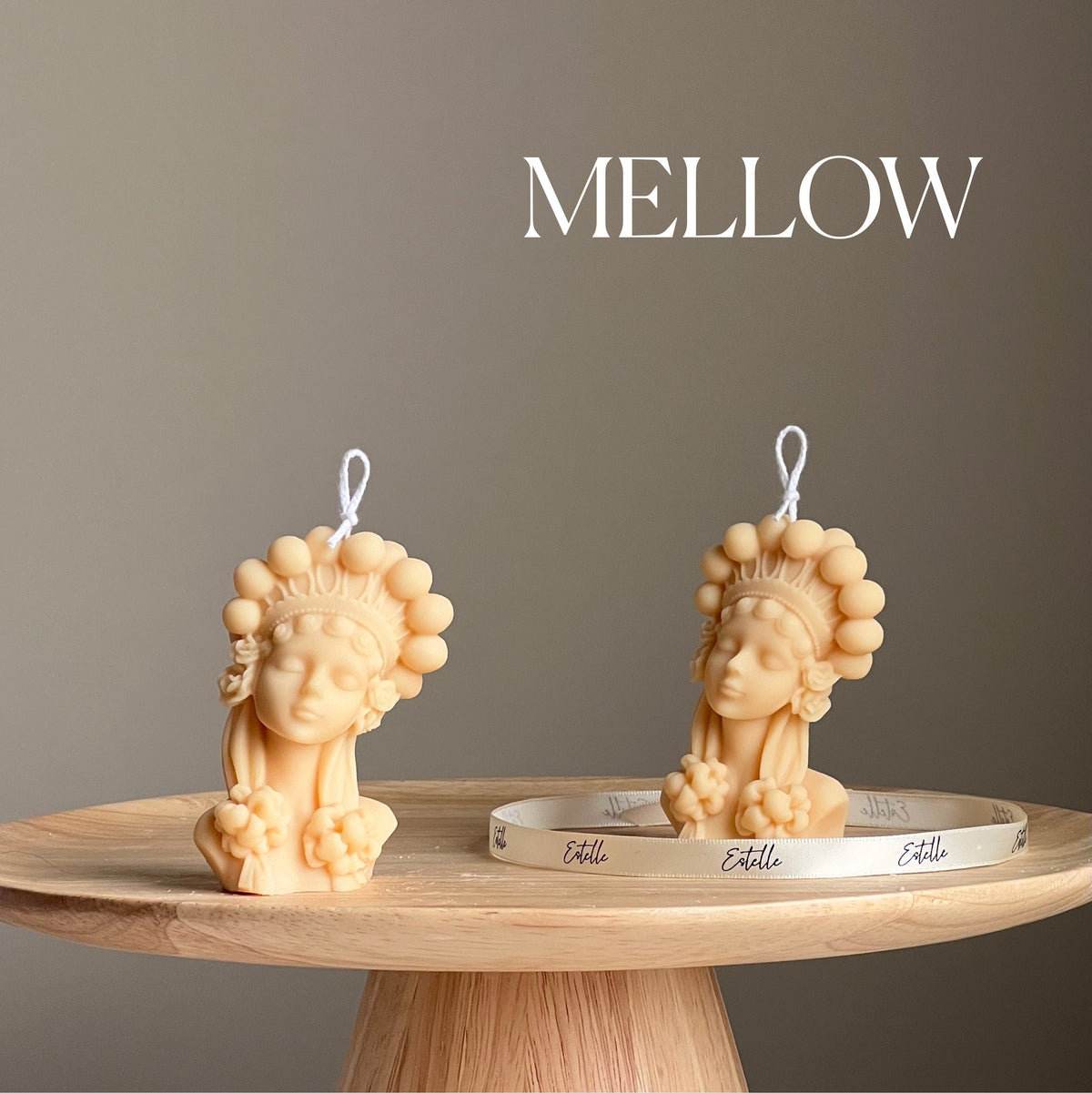 Handmade Soy Wax Lady Bust Candle | Home Decor-4
