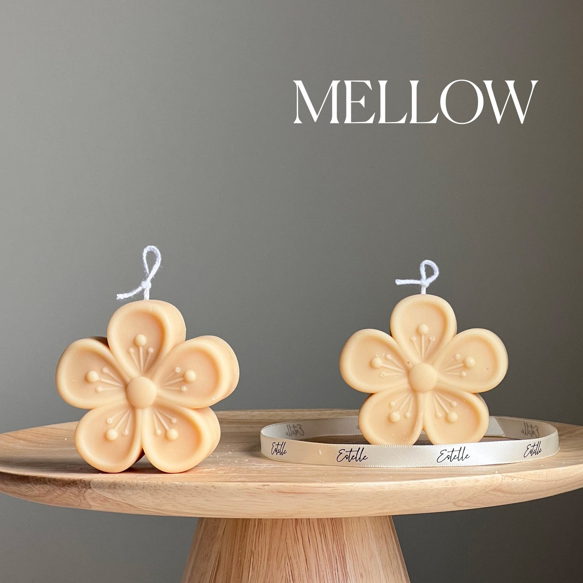 Soy Wax Flower Candle: Sculptural Blossom Candle-4