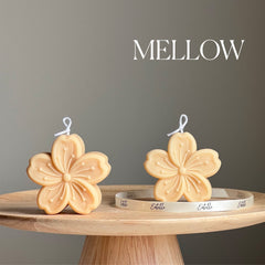 Sakura Flower Candle: Scented Soy Wax Sculptural Candle-4