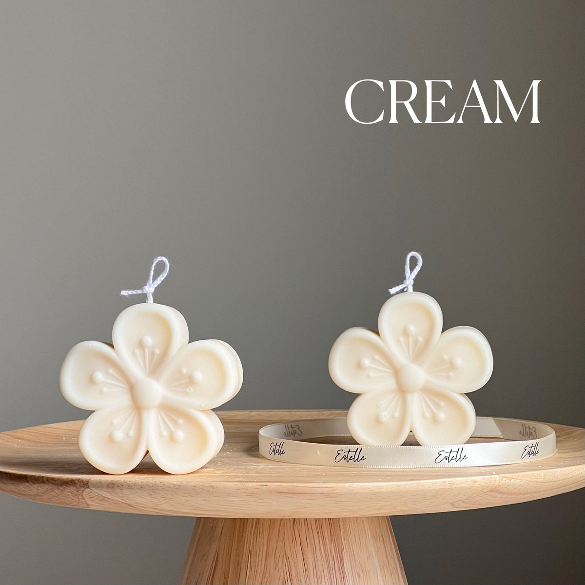 Soy Wax Flower Candle: Sculptural Blossom Candle-3
