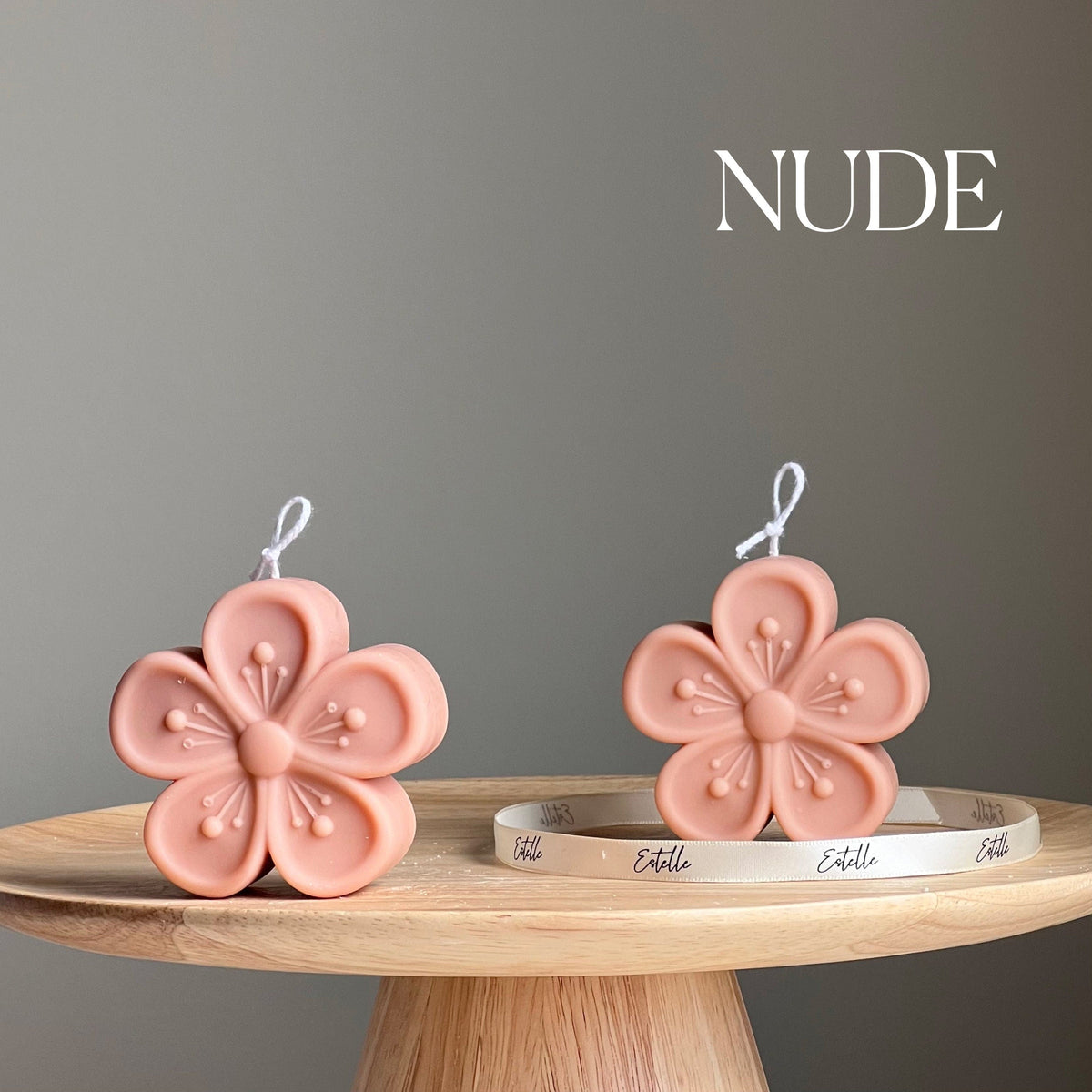 Soy Wax Flower Candle: Sculptural Blossom Candle-2