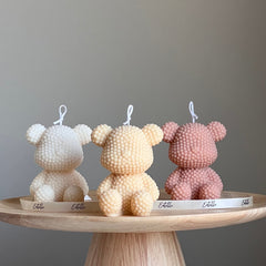 Teddy Bear Soy Wax Candle | Nursery Decor, Gift-1