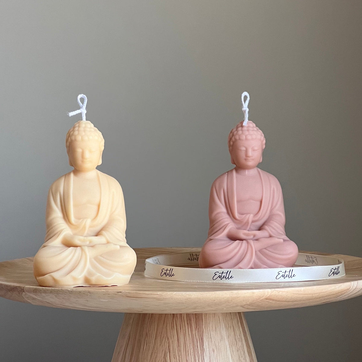 Soy Wax Buddha Candle: Sculptural Statue Candle, Home Decor-1