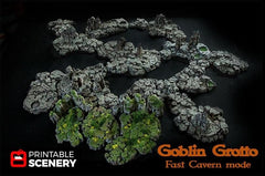 Grotto Floors - Printable Scenery | DnD | Clorehaven | Cave | Dungeon | Scene | Scatter | Wargaming | Terrain | Pathfinder | 28mm 15mm 32mm-3