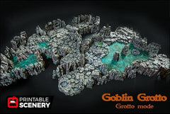 Grotto Floors - Printable Scenery | DnD | Clorehaven | Cave | Dungeon | Scene | Scatter | Wargaming | Terrain | Pathfinder | 28mm 15mm 32mm-5