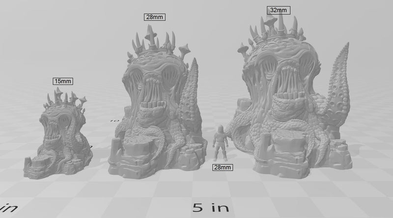 Gloom Creeper - Printable Scenery | DnD | Clorehaven | Cave | Dungeon | Scene | Monster | Wargaming | Pathfinder | 28mm 15mm 32mm-2