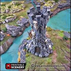Goblin Guard Towers - Printable Scenery | DnD | Clorehaven | Cave | Dungeon | Castle | Fort | Wargaming | Pathfinder | 28mm 15mm 32mm-3