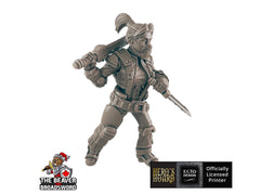 Bladesinger Sci-fi Mini - EC3D | Legion | Cyberpunk | Starfinder | Scifi | Futuristic | Cybernetic | Female |  28mm | 32mm Infinity-1