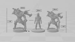 Ashen Alfar Inquisitor B - Dungeons and Dragons | Male | Fighter | Paldin Cleric | Elf Drow 5e Fantasy  Pathfinder 2e 5e Tabletop Mini DnD-6