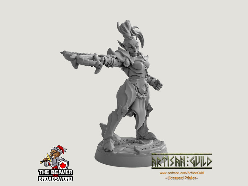 Ashen Alfar Inquisitor D - Dungeons and Dragons | Female | Fighter | Paldin Cleric | Elf Drow DnD 5e Fantasy  Pathfinder 2e 5e Tabletop Mini-1