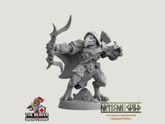 Gryphkin D Ranger, Kenku/Aarakocra premium DnD mini - High Quality Resin Printed 28mm 32mm Tabletop Miniature, Tough Durable Figurine-1