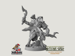 Kenku F Aarakocra Rogue Ranger premium DnD mini - High Quality Resin Printed 28mm 32mm Tabletop Miniature, Tough, Durable, Figurine-1