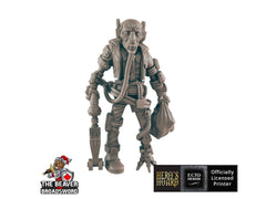 Sci-fi Amputee Traveler mini - EC3D | Legion | Cyberpunk | Starfinder | Futuristic | Cybernetic | Male | VR | Sci-Fi | 28mm | 32mm Infinity-1