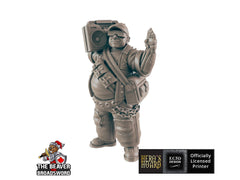 Boombox Guy Sci-fi Mini - EC3D | Legion | Cyberpunk | Starfinder | Scifi | Futuristic | Cybernetic | Male | VR |  28mm | 32mm Infinity-1