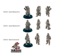 9 Dwarf Villager Miniature Pack - EC3D | DnD | Child | Villager | Merchant | Noble | 28mm | Pathfinder | commoner | Wargaming | Shopper-4