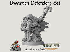 Dwarven Defenders 11 mini set - Artisan Guild | DnD | Fighter | Barbarian | Dwarf | Cleric | Paladin | Pathfinder, TTRPG, Wargaming-7