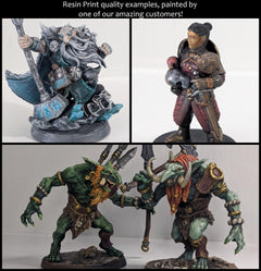 Mounted Khaladas Soulsplitter  DnD mini - Dungeons and Dragons | Male | Fighter | Rogue | Elf Drow DnD 5e Fantasy Pathfinder 2e 5e Tabletop-4