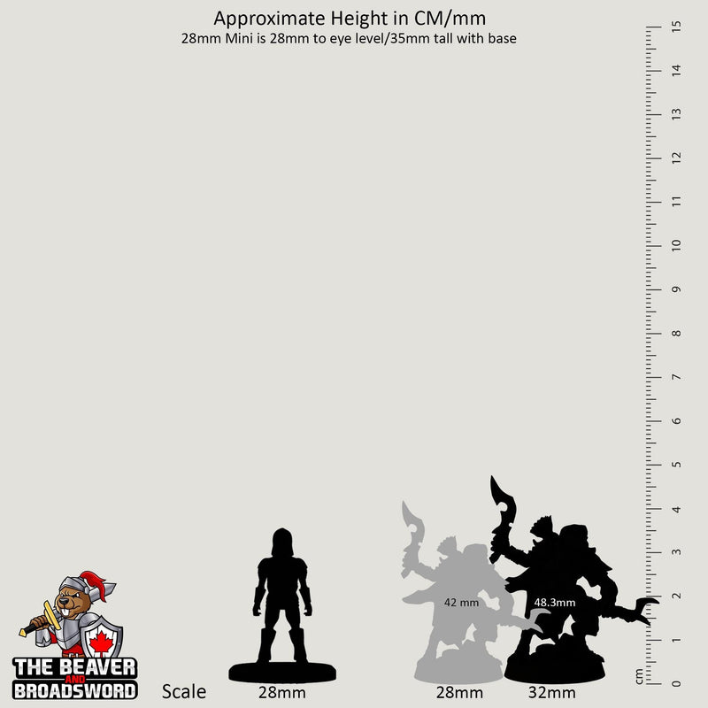 Kenku F Aarakocra Rogue Ranger premium DnD mini - High Quality Resin Printed 28mm 32mm Tabletop Miniature, Tough, Durable, Figurine-2