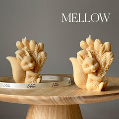 Handmade Squirrel Soy Candle | Sculptural Art, Animal Lover Gift-4