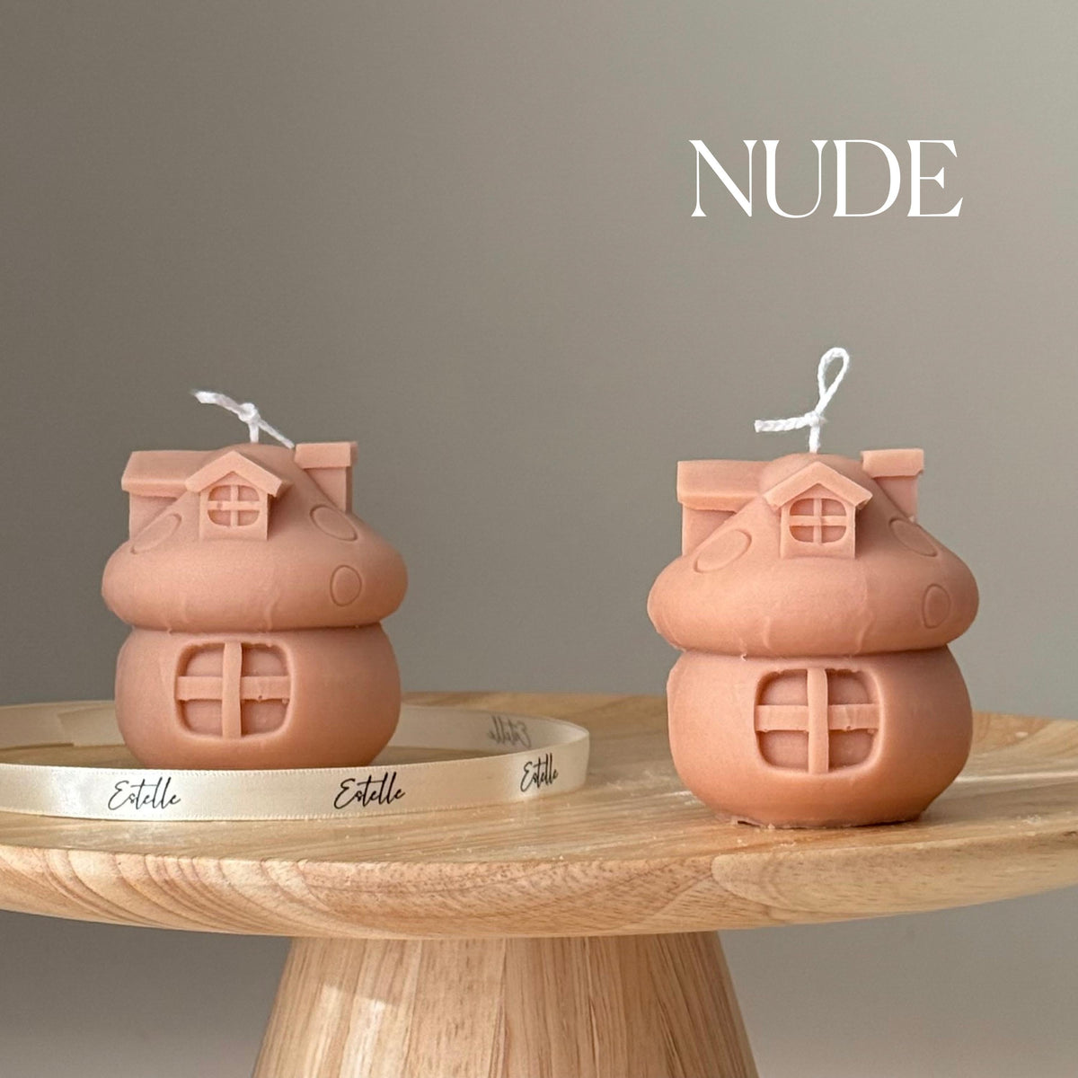Tiny House Soy Candle: Hand-Poured Sculptural Art Gift-2