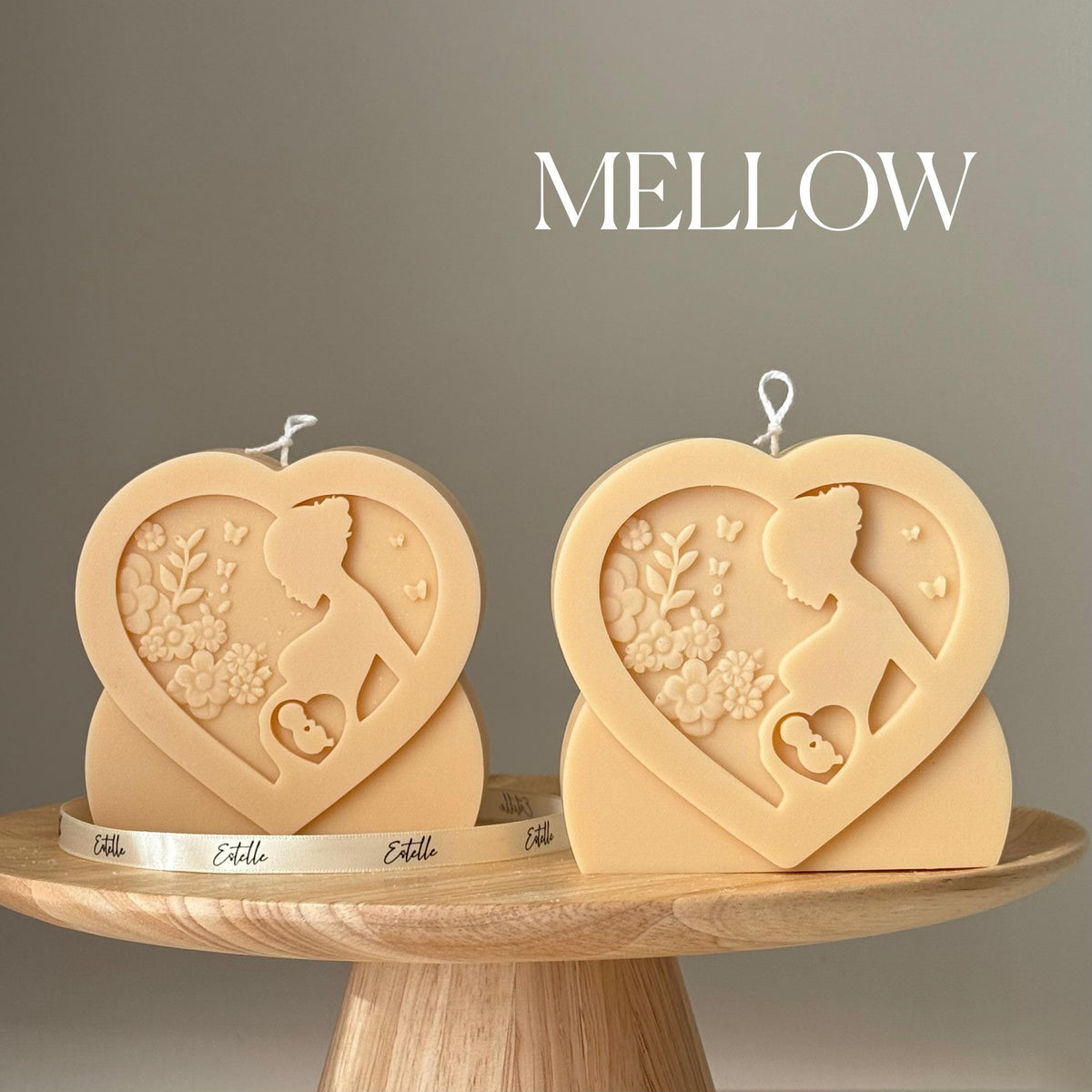 Mother's Love Soy Candle: Hand-Poured Sculptural Art Gift-4