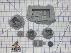 Scifi Vents and Access Hatch - EC3D , Infinity, Legion, Sci-fi, Cyberpunk, Starfinder, tabletop terrain, Sci-fi Scenery, Wargaming, Space-2