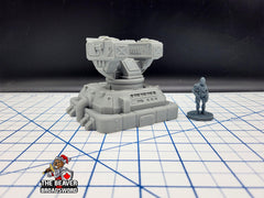 Scifi Missile Turret - EC3D , Infinity, Legion, Sci-fi, Cyberpunk, Starfinder, tabletop terrain, Sci-fi Scenery, Wargaming, Space, Defense-2
