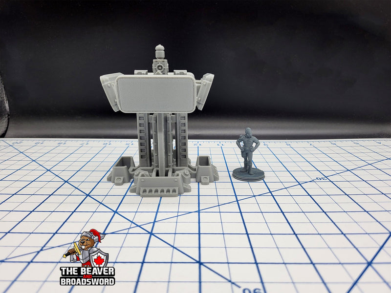 Scifi TV Screen Array - EC3D , Infinity, Legion, Sci-fi, Cyberpunk, Starfinder, tabletop terrain, Sci-fi Scenery, Wargaming, Security-2